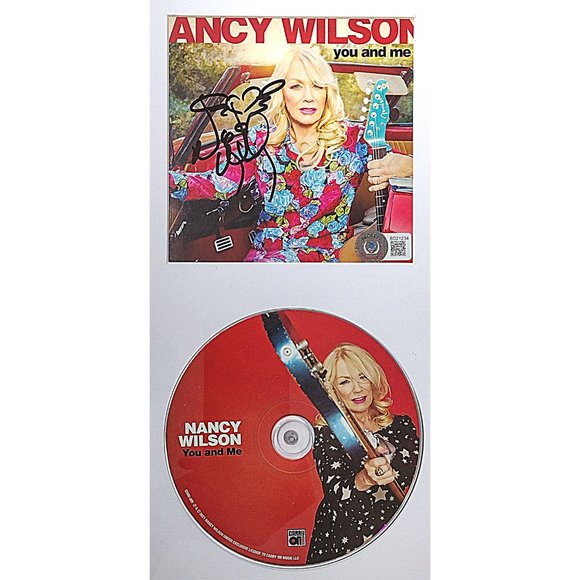 Nancy Wilson Signed You and Me Framed Matted CD Cover Beckett BAS Autographed